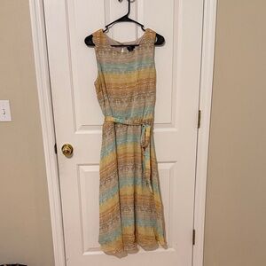 J.B.S. Multicolor Striped Midi Dress